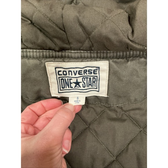 Converse Military Field Jacket, Army Green, Men's Small, Farm Chore Coat, Lined - Picture 11 of 16
